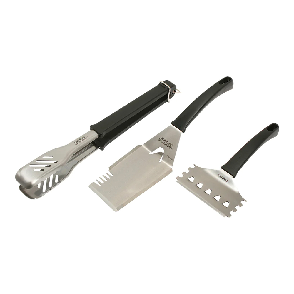 Wiltshire 3-Piece BBQ Bar-B Cook and Clean Kit