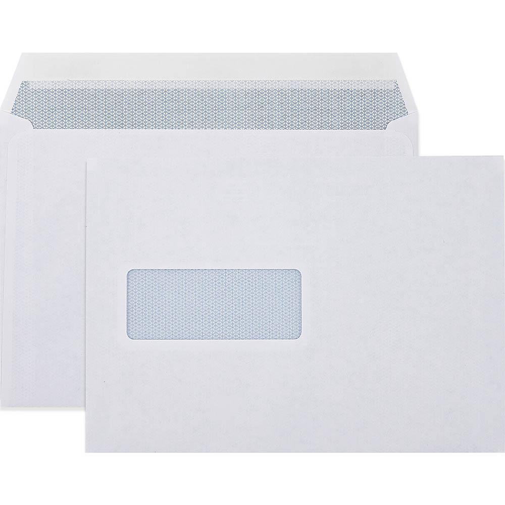 Cumberland C5 Laser Envelopes Secretive Window Pocket Strip Seal 90GSM 162x229mm White Box 500
