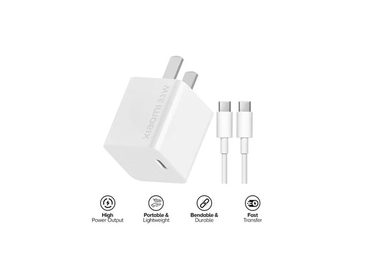 CARGADOR XIAOMI MI GAN TYPE-C 33W CARGA RÁPIDA ORIGINAL - 2