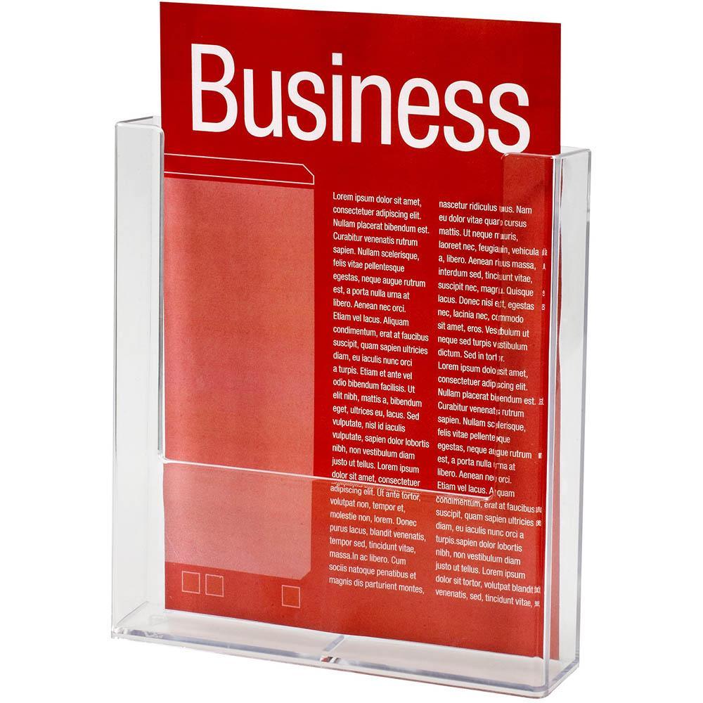 Esselte Brochure Holder Wall Mount 1 Tier A4
