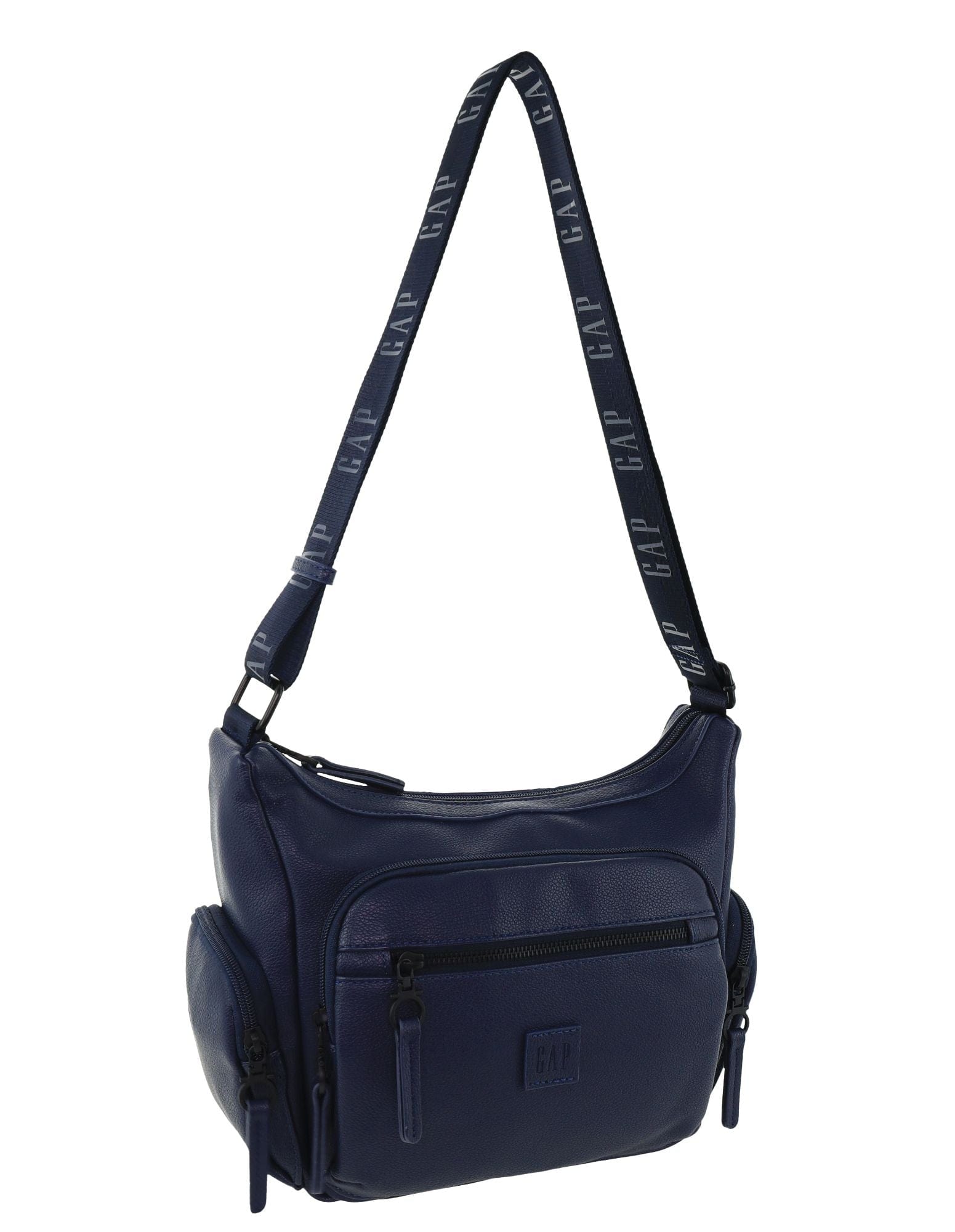 GAP Women's Vegan Leather Crossbody Bag - Navy