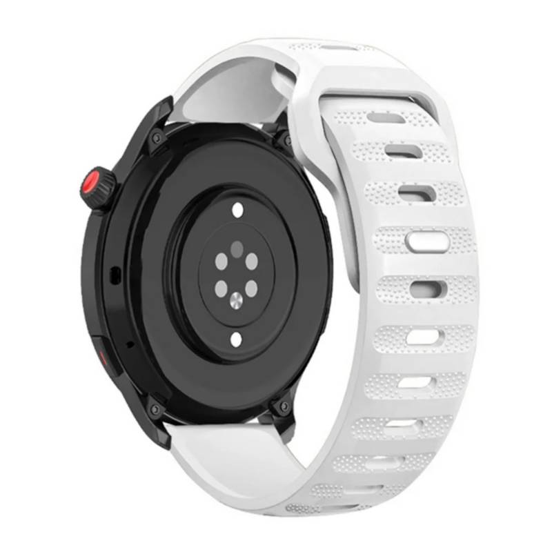 CORREA SILICONA SPG PARA SAMSUNG WATCH 46MM - FRONTIER - S3 - BLANCO