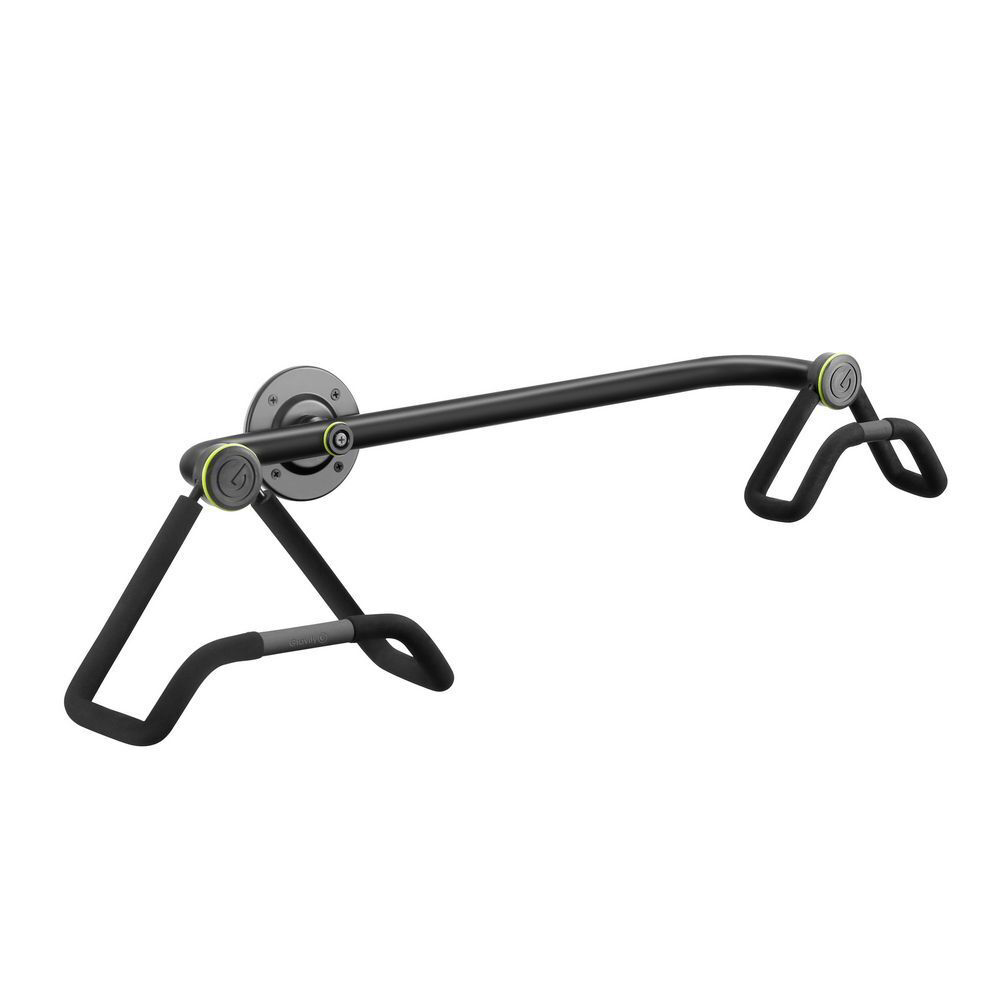 Gravity GSWMB01AB Display Wall Mount Holder Rack Storage For Acoustic Guitar (Black)