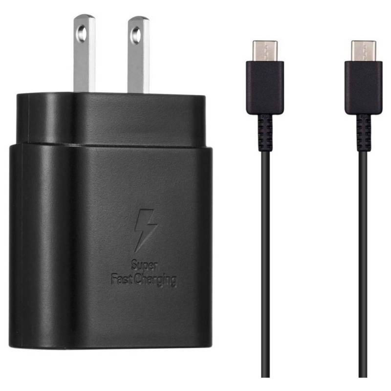 CARGADOR SAMSUNG 25W CARGA SÚPER RÁPIDA ADAPTADOR USB-C