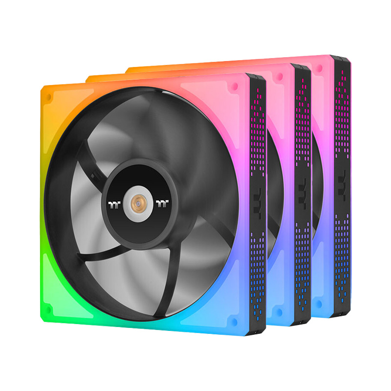 Thermaltake 3 Pack Toughfan 140mm RGB Radiatior Fan (CL-F136-PL14SW-A)