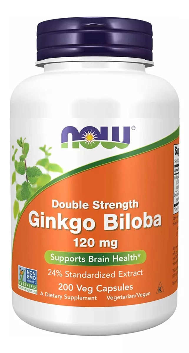 GINKGO BILOBA 120MG  IMPORTADO USA 200 CÁPSULAS