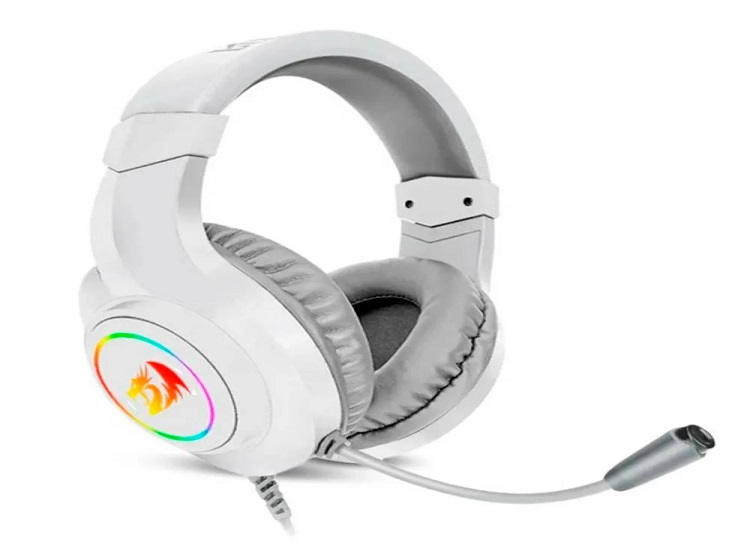 REDRAGON - AUDÍFONO HYLAS H260 RGB MULTIPLATAFORMA - BLANCO