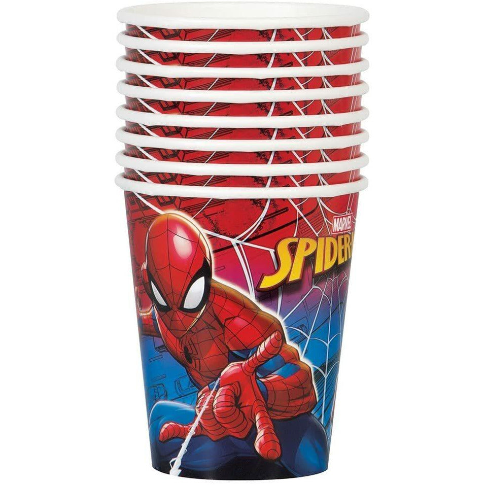 Spider-man 9oz Paper Cups &lbrack;8 Per Pack&rsqb;