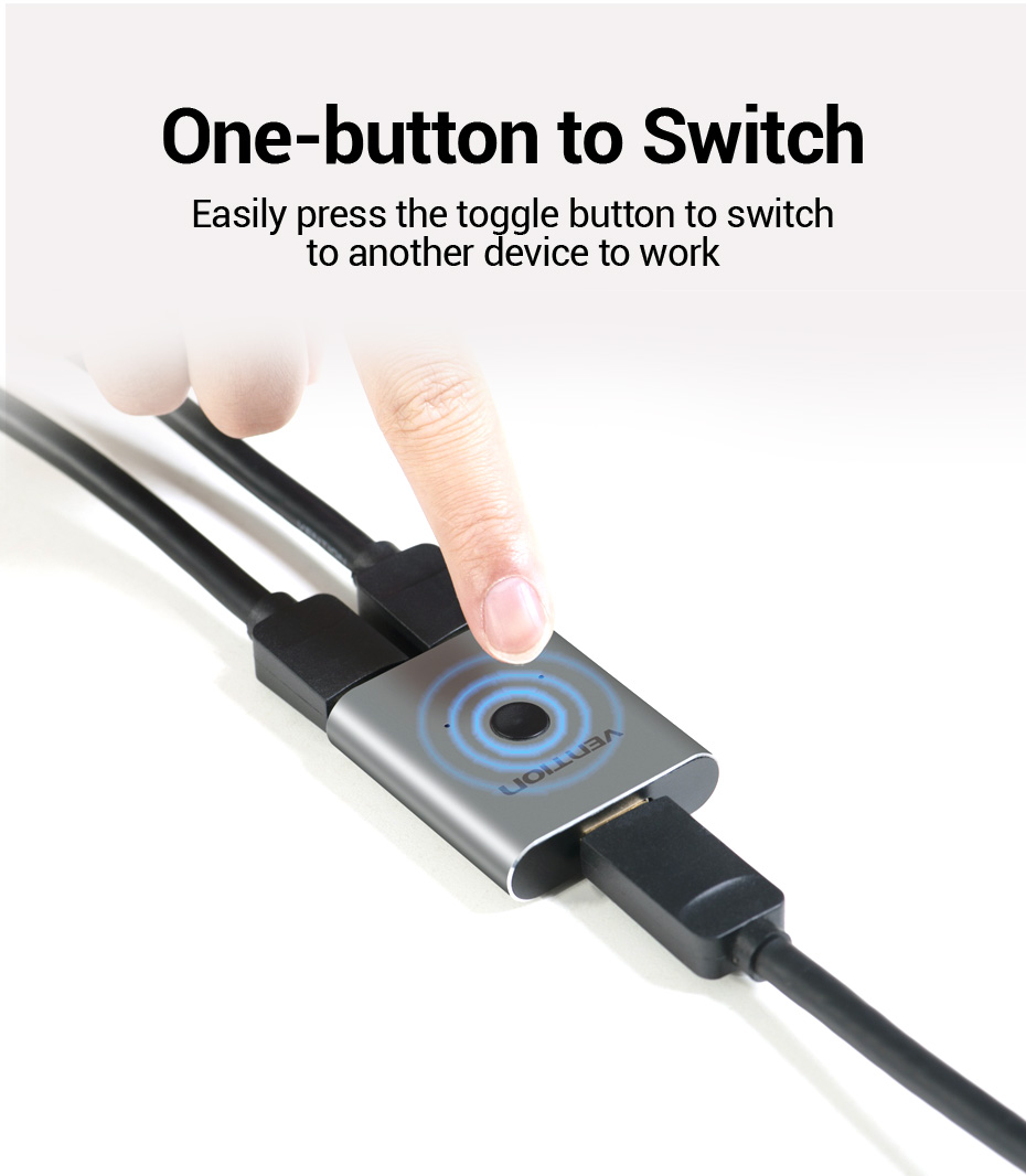 SELECTOR SWITCH SPLITTER VENTION HDMI 2.0 60HZ 4K