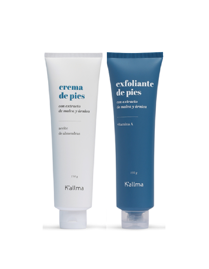 PACK K'ALLMA CREMA PIES + EXFOLIANTE PIES