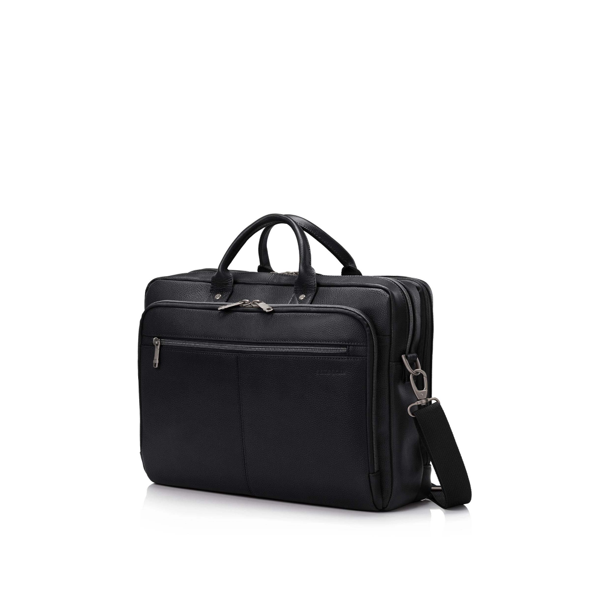 Samsonite Classic Leather Toploader (Black)