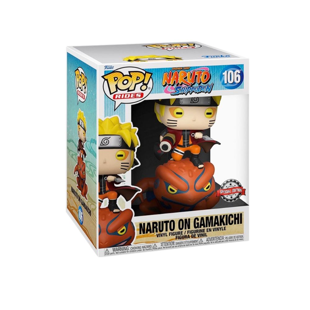 FUNKO POP NARUTO  NARUTO ON GAMAKICHI SPECIAL EDITION