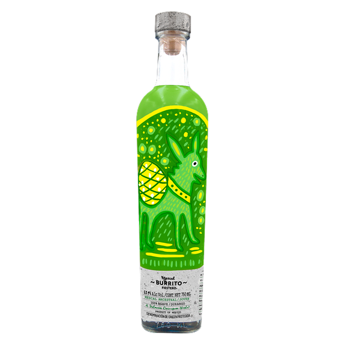 Burrito Fiestero Mezcal Ancestral Verde 750ml