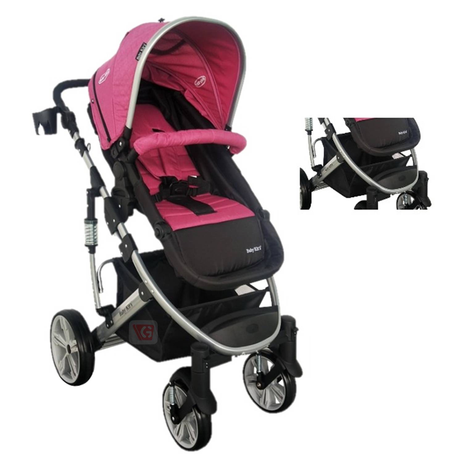 COCHE DEPORTIVO MOISES SPRING PINK