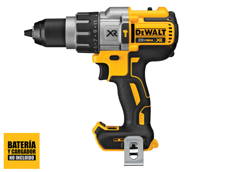 TALADRO ATORNILLADOR DEWALT DCD996B 1/2' 20V XR V.V.R. C.C. (SIN BATERIA/SIN CARGADOR)