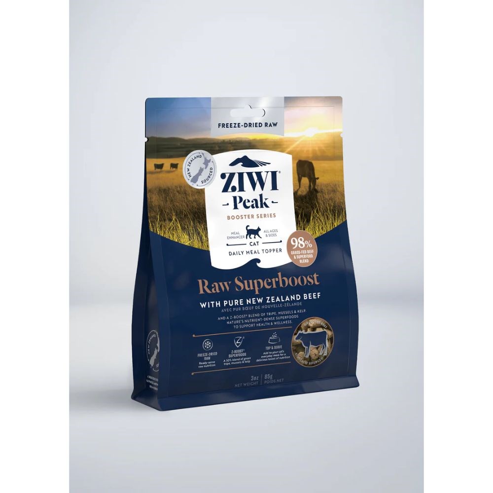 ZiwiPeak Ziwi Peak Freeze Dried Superboost Beef Cat Food Topper 85g