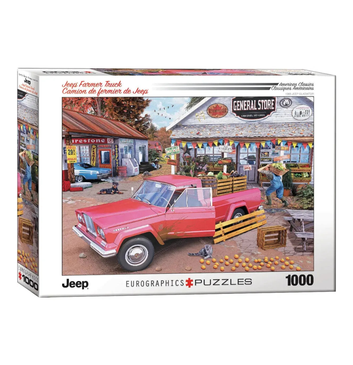 Eurographics 1000pc Jeep Farmer Truck Puzzle