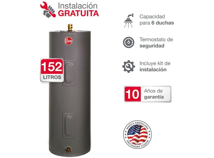 TERMA ELÉCTRICA 152 L RHEEM | GRIS