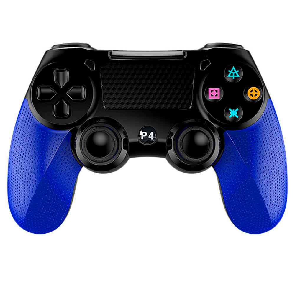 MANDO PARA PS4 AZUL/NEGRO ALTA CALIDAD ALTERNATIVO MG