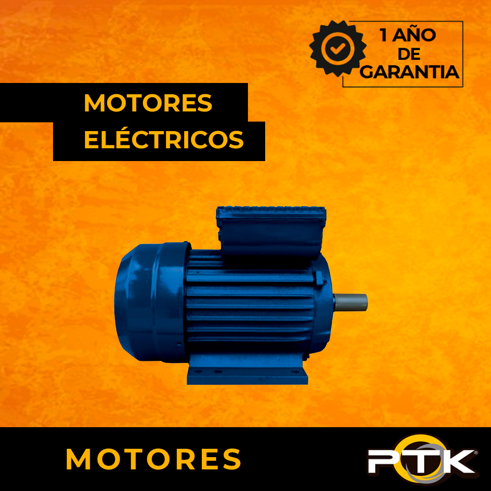 MOTOR ELÉCTRICO PTK 3 HP 2800 RPM FIERRO FUNDIDO