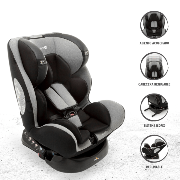 SILLA DE AUTO PARA BEBÉS «MULTIFLIX» GRAY