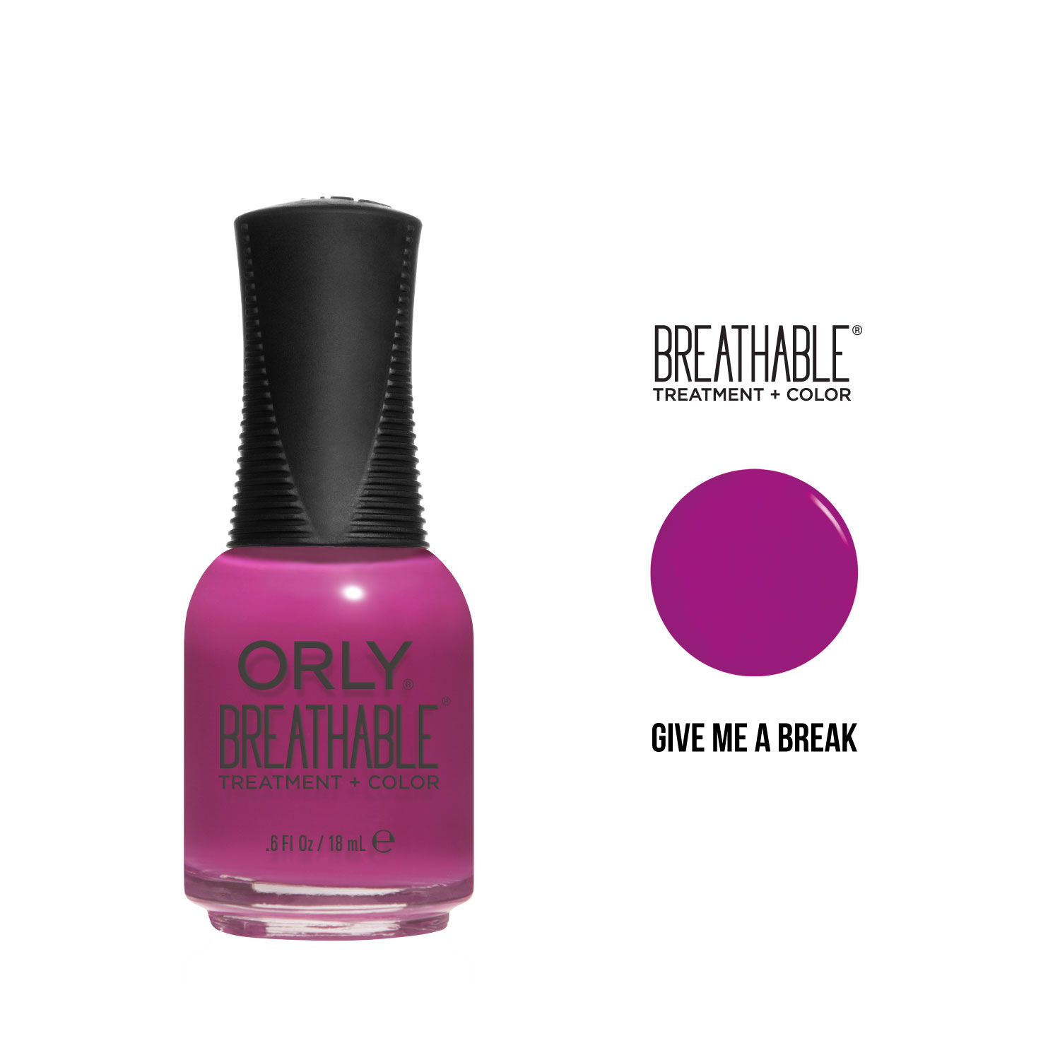 ESMALTE ORLY BREATHABLE - GIVE ME A BREAK FRASCO 18 ML