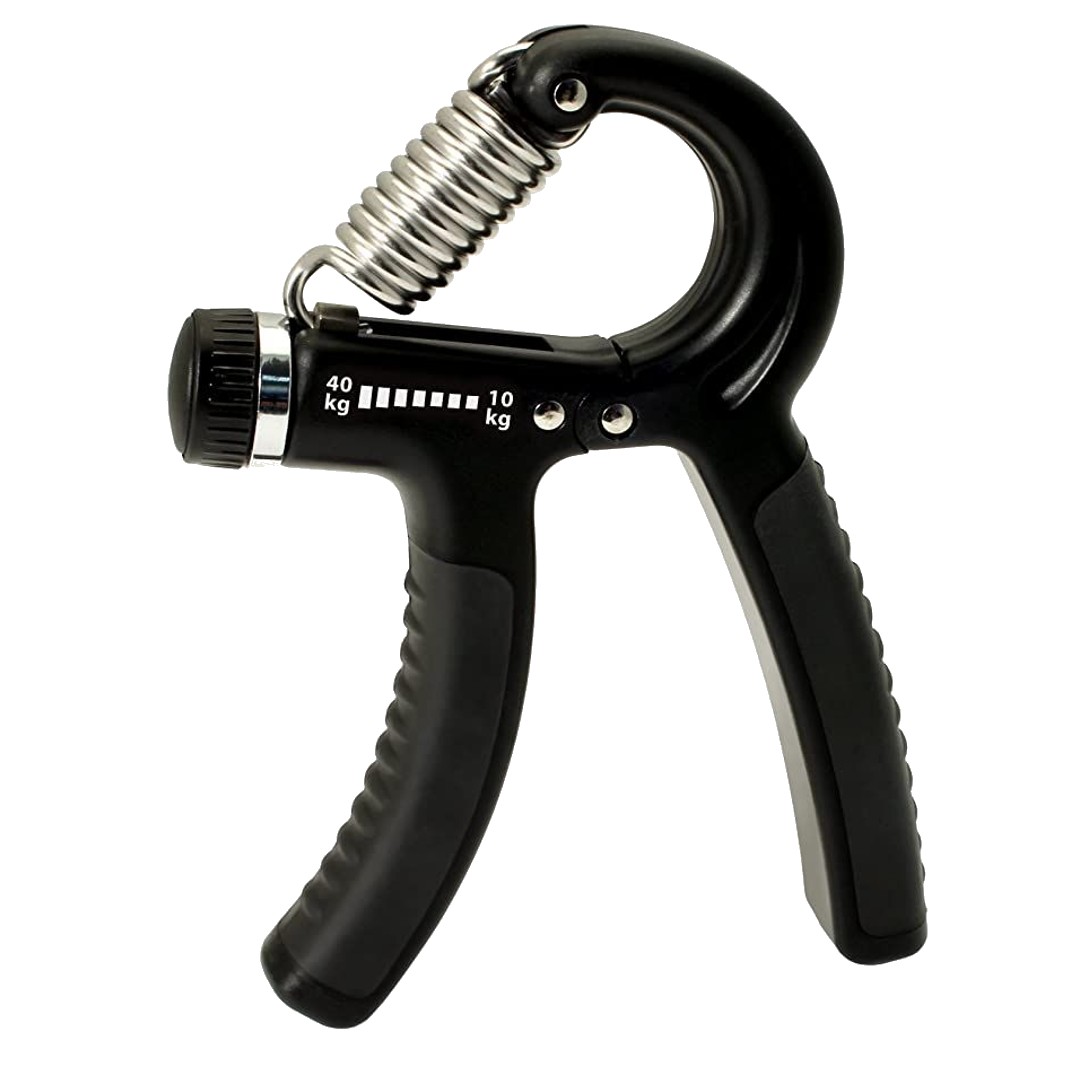 HAND GRIPPER EJERCITADOR DE MANOS AJUSTABLE 10-40 KG NEGRO TODO FIT