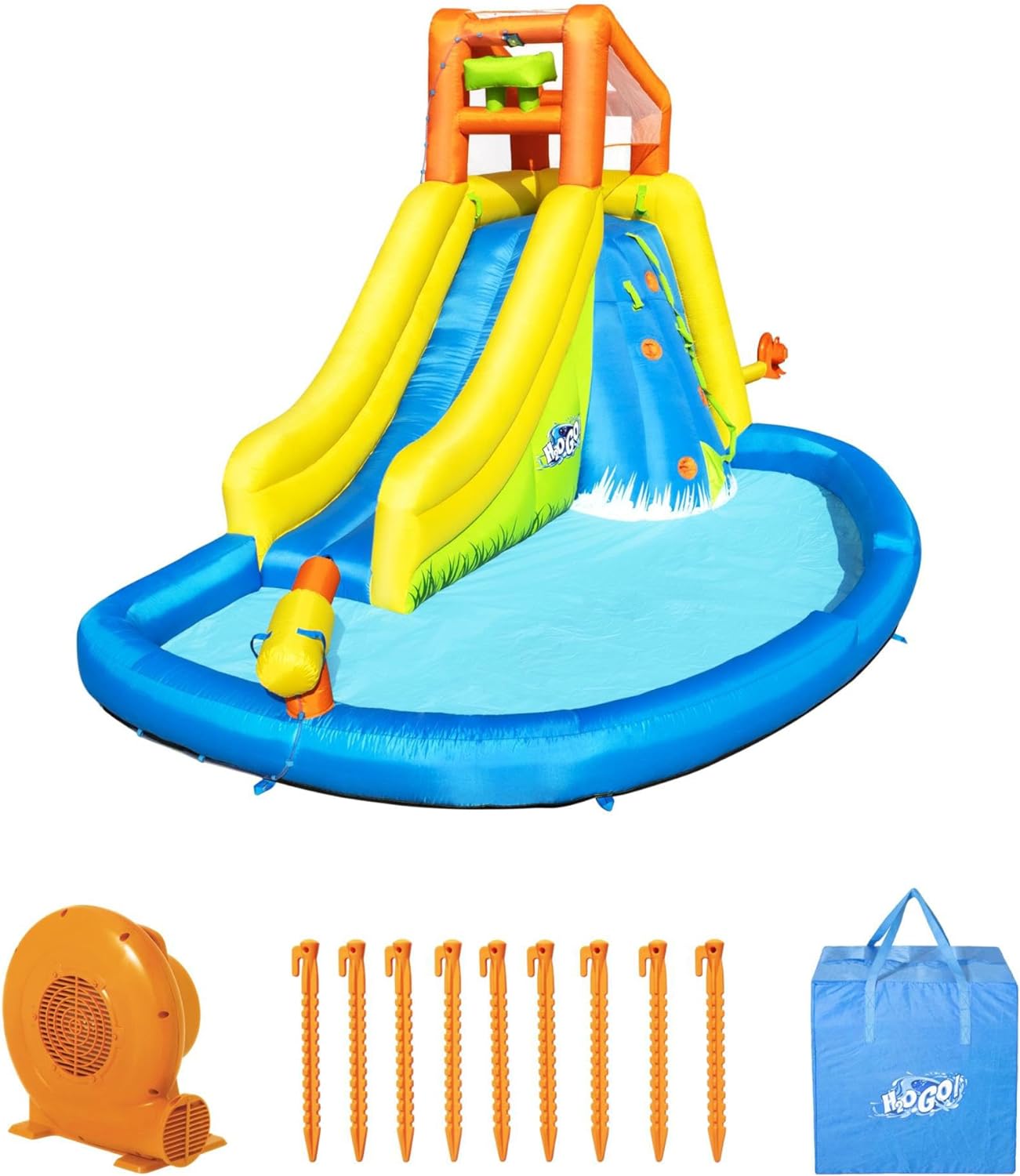 BESTWAY H2OGO! MOUNT SPLASHMORE - PARQUE ACUÁTICO INFLABLE PARA NIÑOS