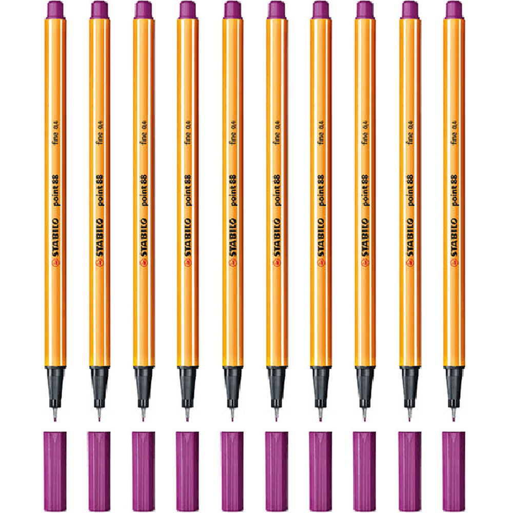 Stabilo 88 Point Fineliner Pen Lilac (Lavender) [Box 10]