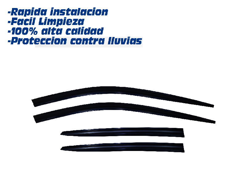 PROTECTOR VISERA CORRELLUVIA HYUNDAI ELANTRA 2021 -ADELANTE NEGRO