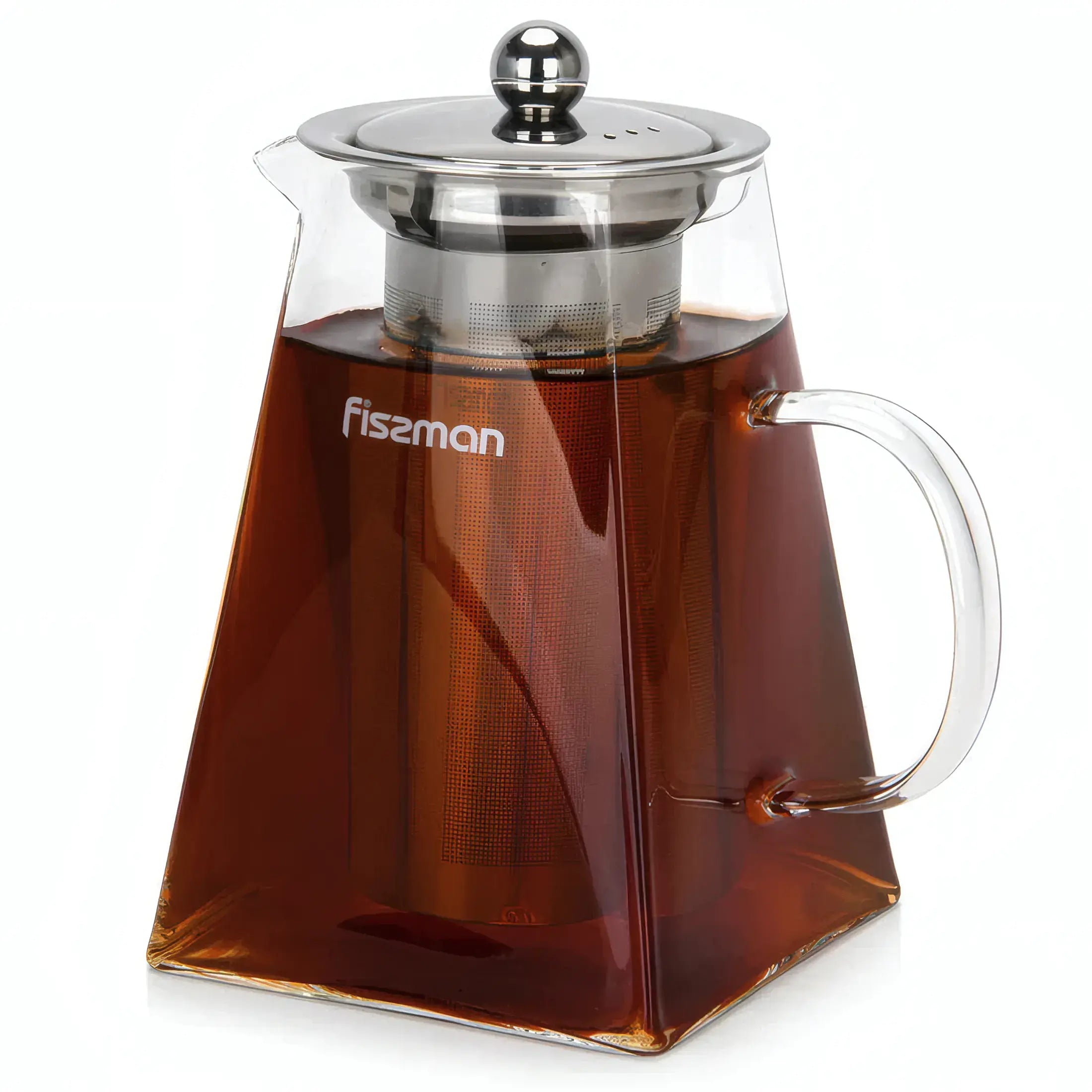 Fissman Teapot 950ml With Stainless Steel Filter 6481 Borosilicate Glass