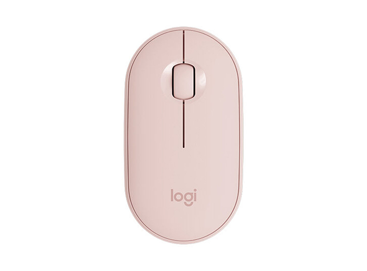 LOGITECH MOUSE PEBBLE M350 SILENT WIRELESS/BLUETOOTH ROSE