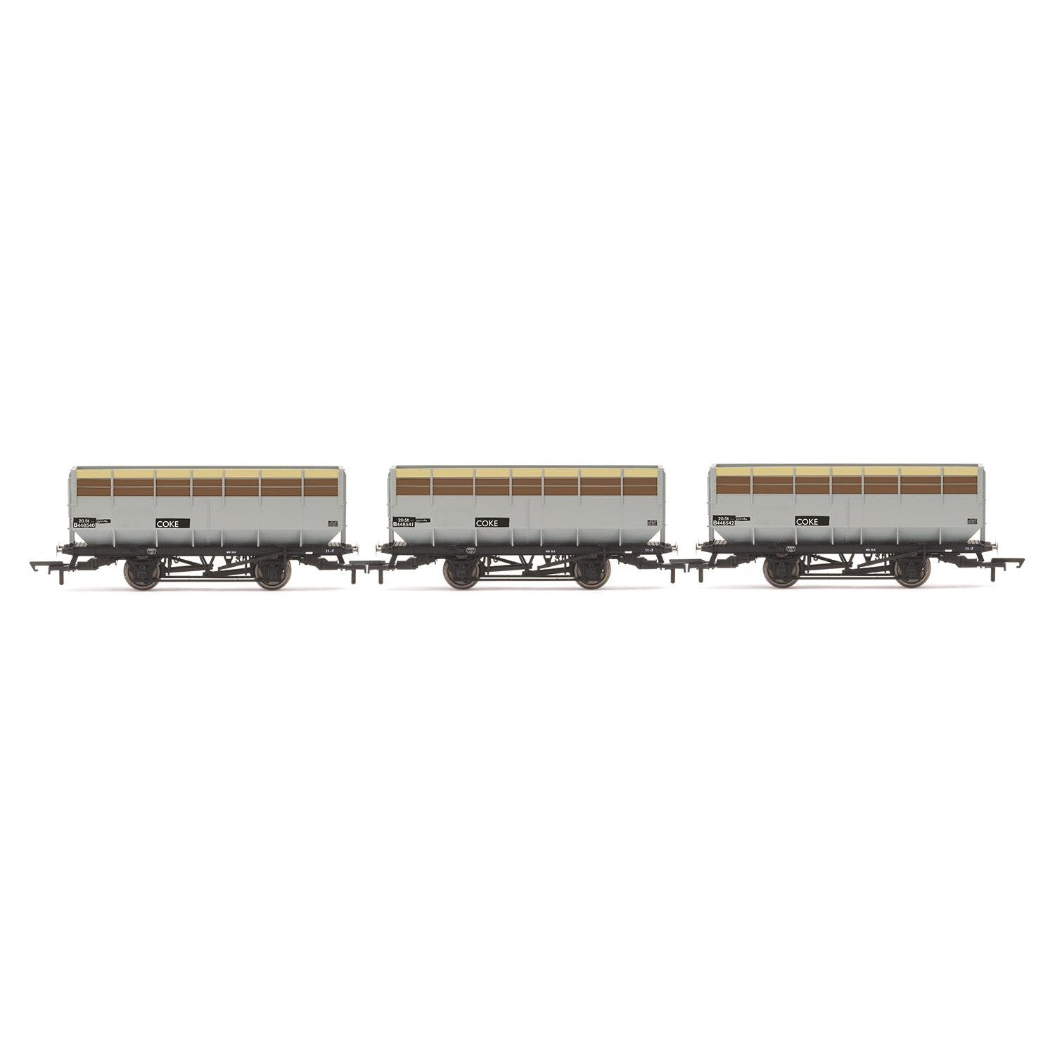 Hornby OO BR Coke Hopper Wagon Triple Pack
