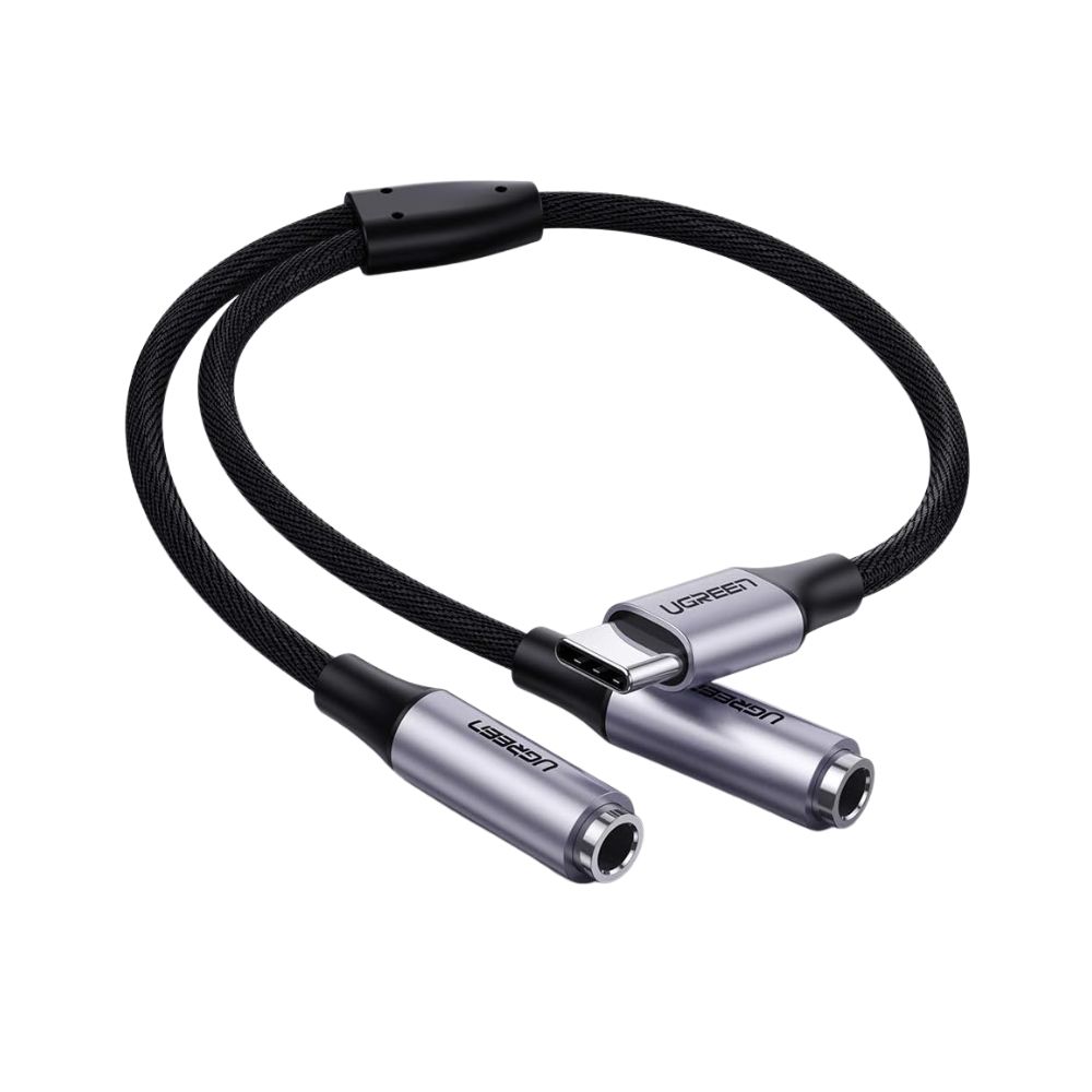 UGreen USB Type-C to Dual 3.5mm Audio Splitter Adapter