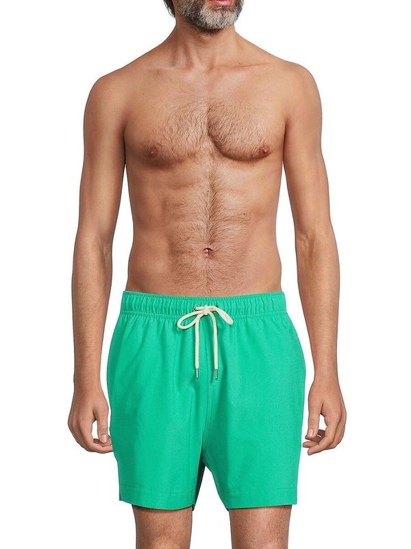 Brooks Brothers Men's Drawstring Swim Trunks