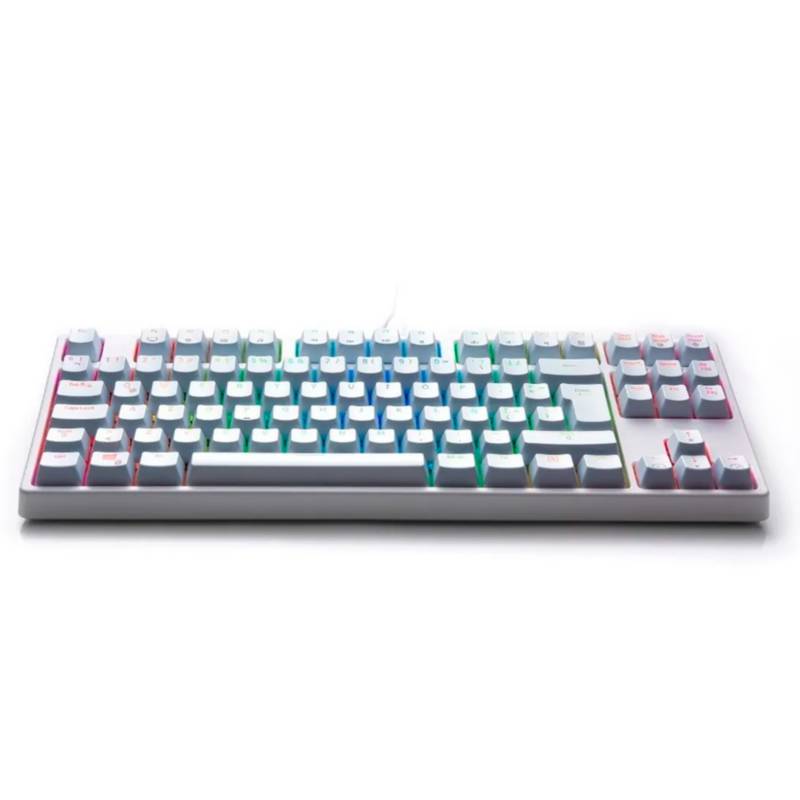 TECLADO MECANICO VSG ALNITAK BLANCO CON LUZ RGB -SWICHE RED