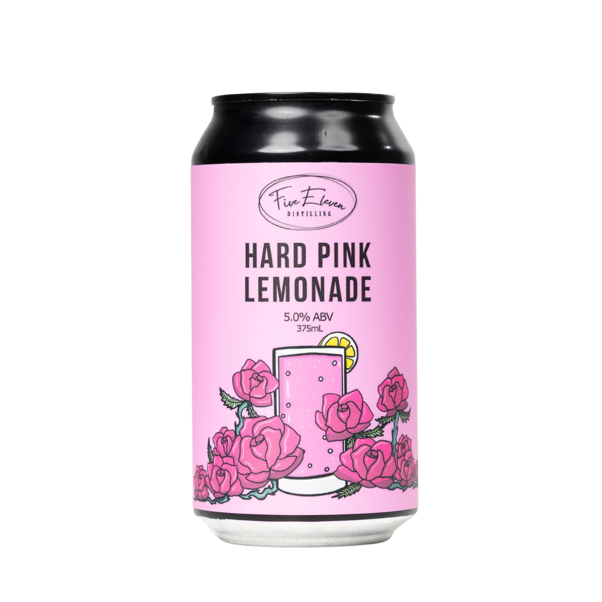 Five Eleven Distilling Hard Pink Lemonade 375ml Can 16 Pack