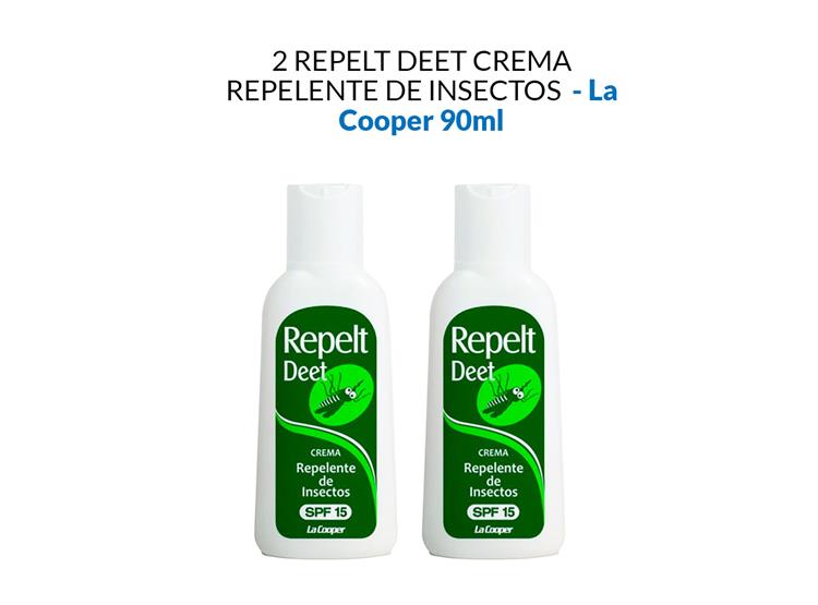 2 REPELT DEET CREMA 90G - LA COOPER