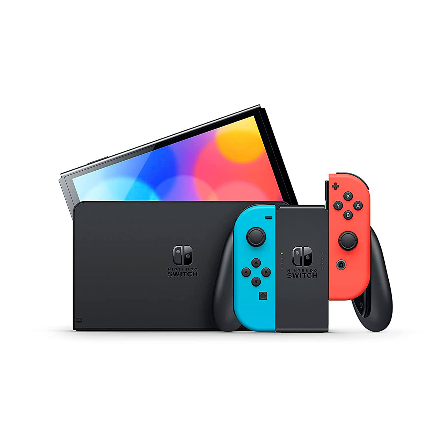 CONSOLA NINTENDO SWITCH MODELO OLED NEON + LUIGIS MANSION 3