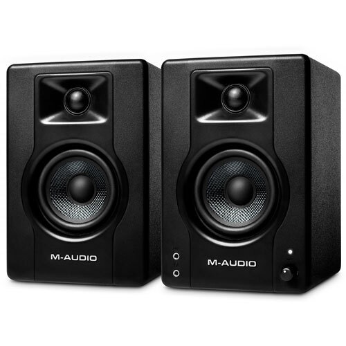 M-Audio BX3 D3 Powered Studio Desktop Speakers Pair (Black)