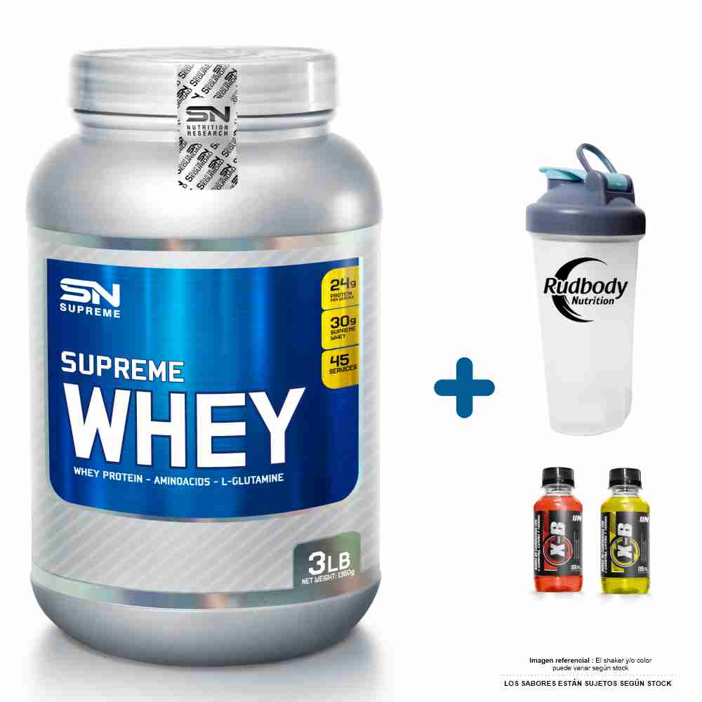 SUPREME NUTRITION SUPREME WHEY  3 LIBRAS CHOCOLATE + SHAKER