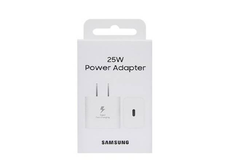 ADAPTADOR SAMSUNG 25W PARA  GALAXY A53 CARGADOR EDITION ECOLOGICO 2023 - BLANCO