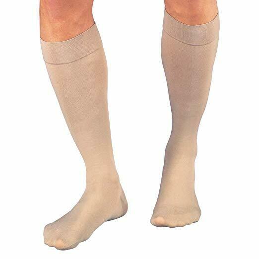 Jobst Relief Compression Stockings Unisex, Firm 20-30 mmHg, Knee High, Beige