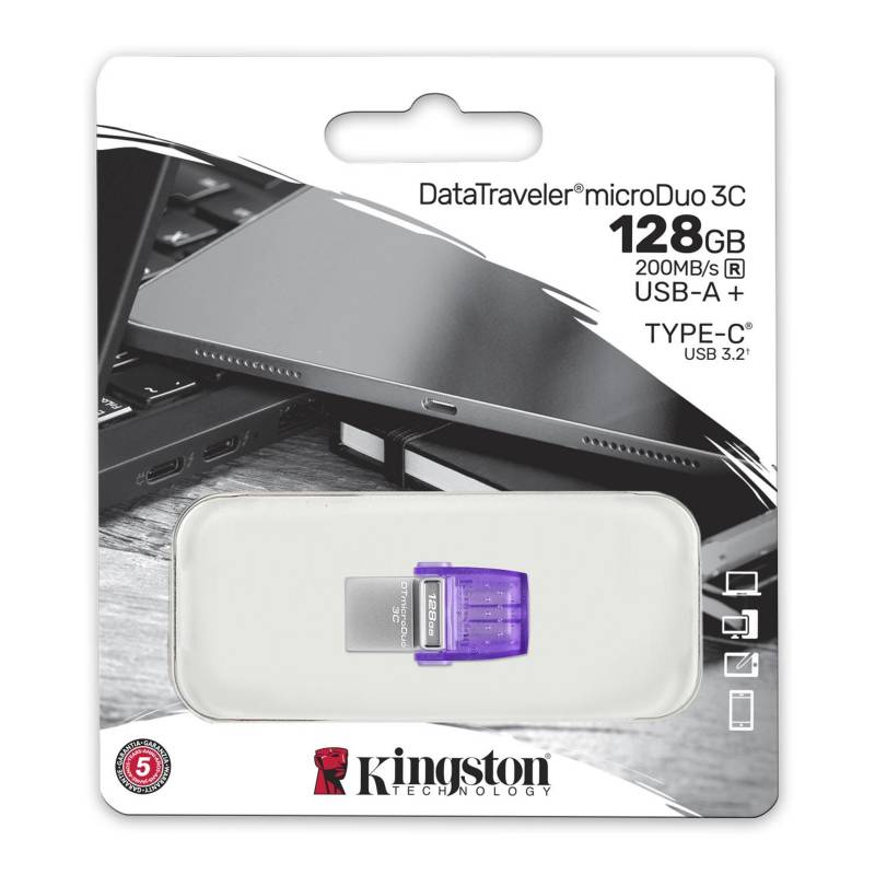 MEMORIA USB DUO KINGSTON 128GB USB 3.2