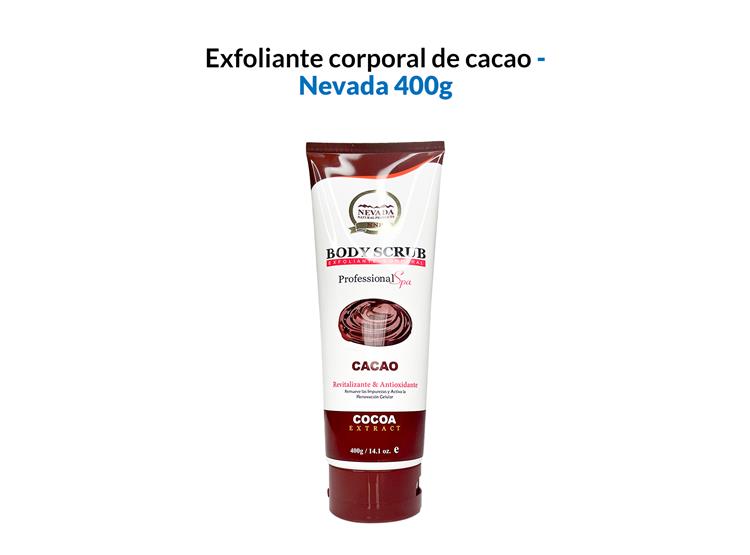 EXFOLIANTE CORPORAL DE CACAO 400G - NEVADA.