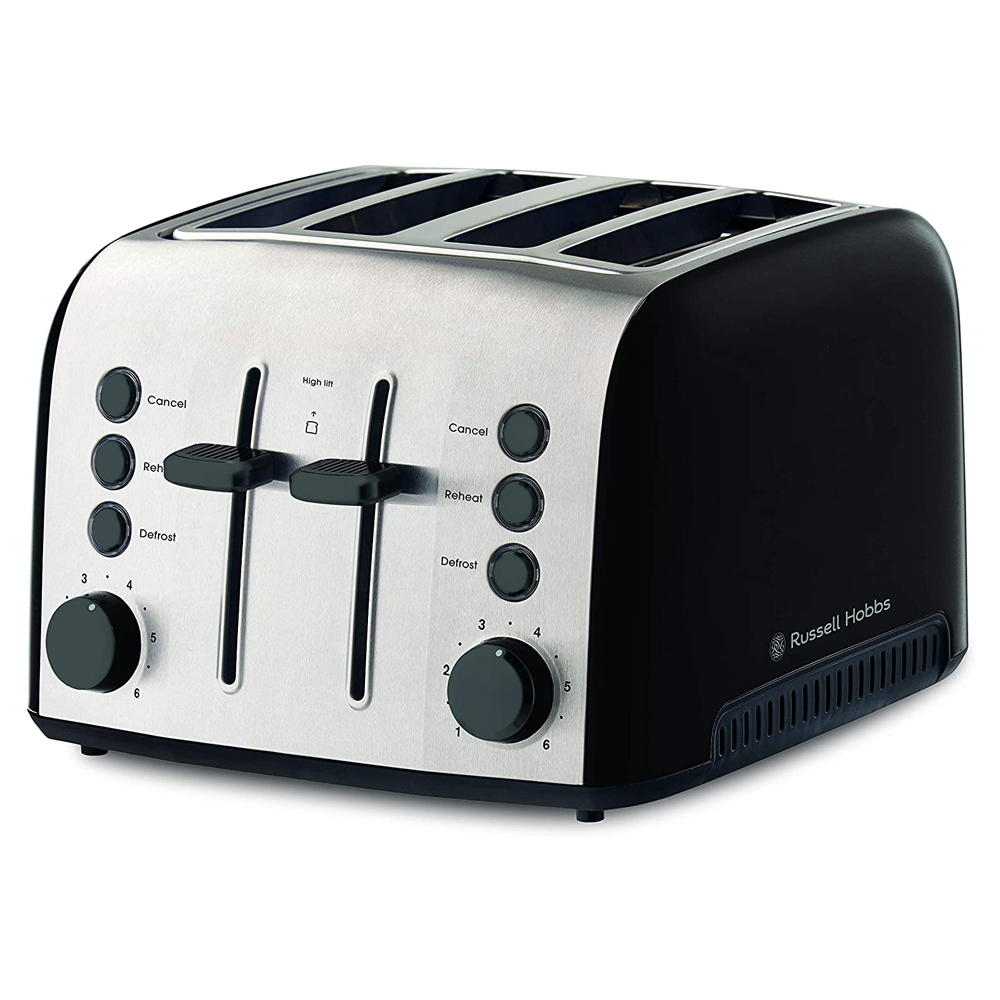 RUSSELL HOBBS Russell Hobbs RHT94BLK Brooklyn 4Slice Bread Slot