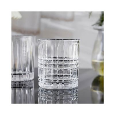 SET DE 6 VASOS  PARA WHISKY O BEBIDAS  CAPA.290ML