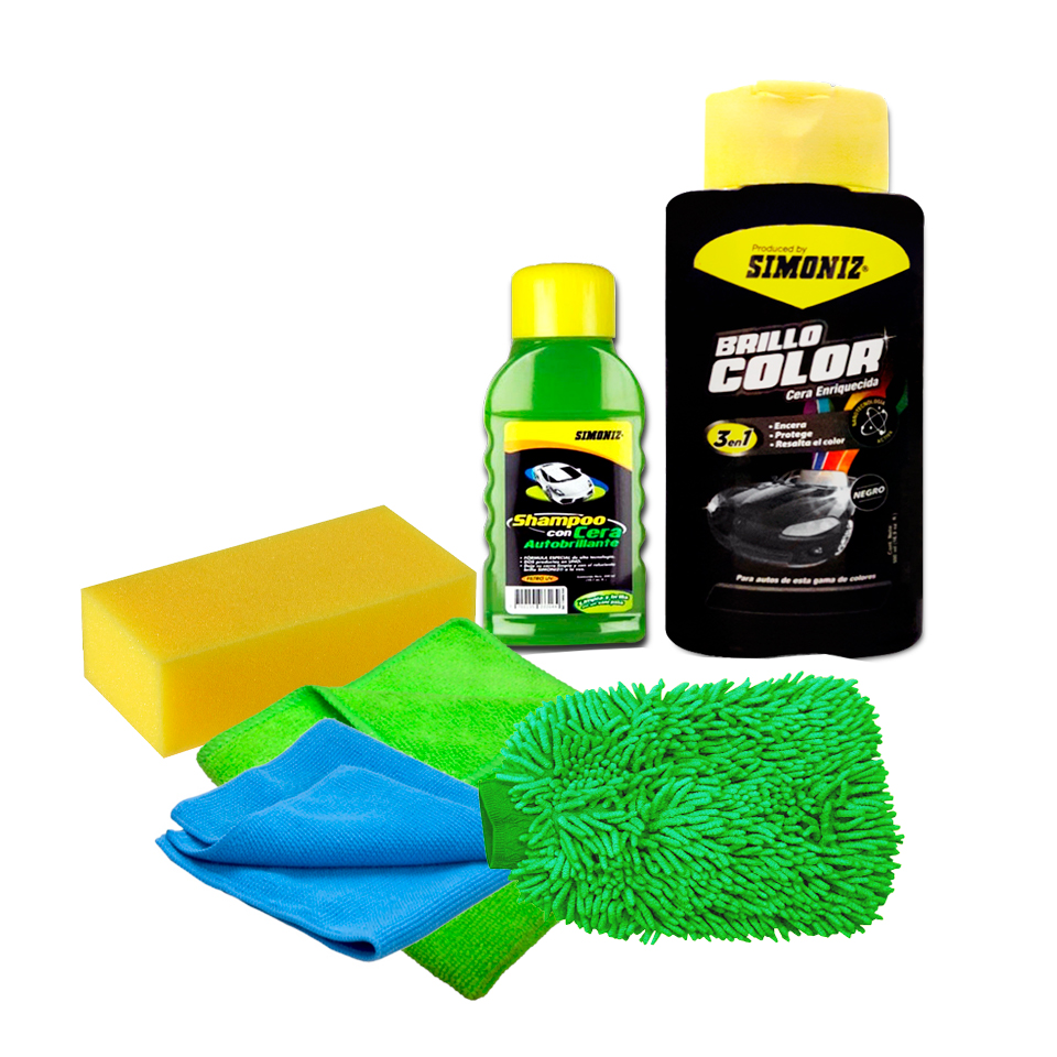 SET KIT CERA NEGRO SIMONIZ