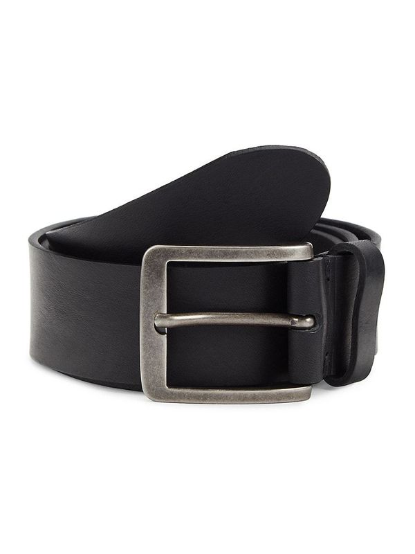 W. Kleinberg Men's 1.5 Burnished Leather Belt