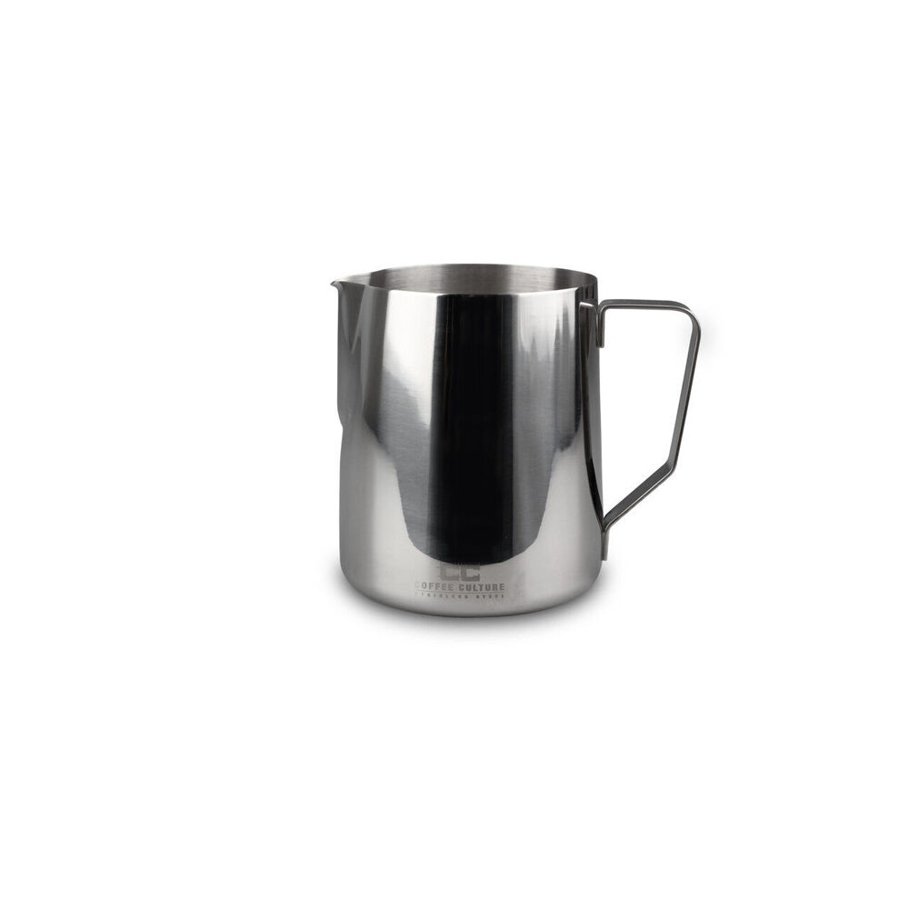 Coffee Culture Stainless Steel 350ml Milk Frothing Jug Container (Silver)